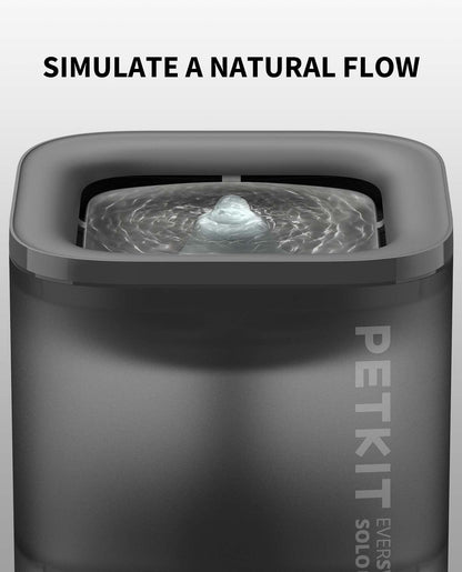 PETKIT Ny Kattvattenföntän med trådlös pump – ultratyst 1,85 L husdjursvattenföntän för katter & hundar inomhus, avtagbar design lätt att rengöra & montera, filter ingår