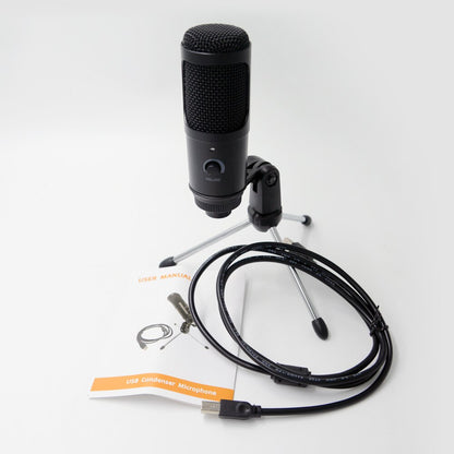 Streaming USB-kondensatormikrofon i metall