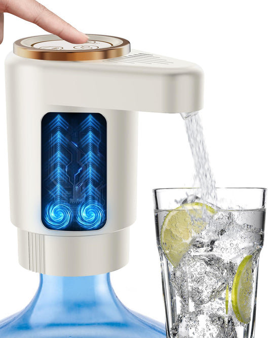 Cozycharm Elektrisk Vattenpump – Portabel Dispenser för 5-gallonflaskor, 11 Färger