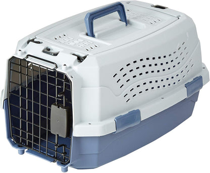 Amazon Basics Transportbur i Plast – Hållbar spänne, hund & katt, flera storlekar & färger