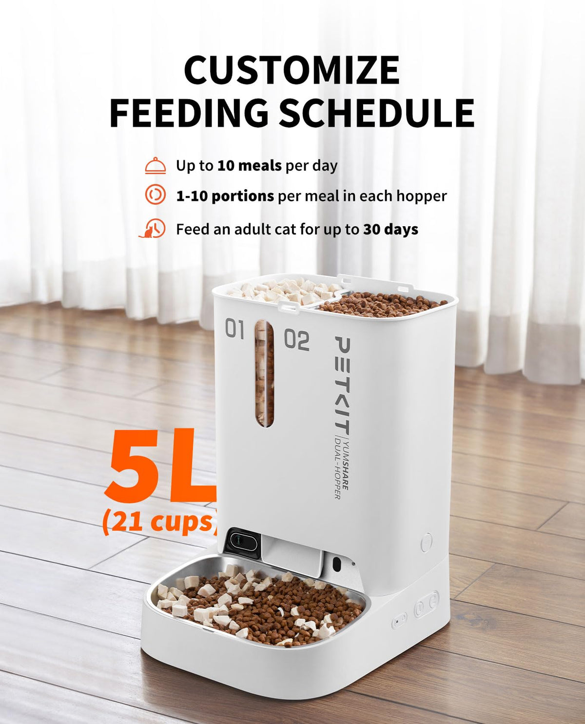 PETKIT Automatisk Kattmatare med Kamera