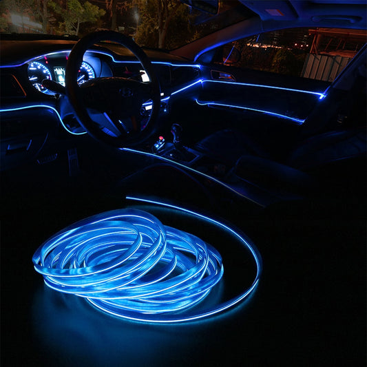 LED-neonstrip för Bilinteriör 5 meter – Atmosfärsbelysning