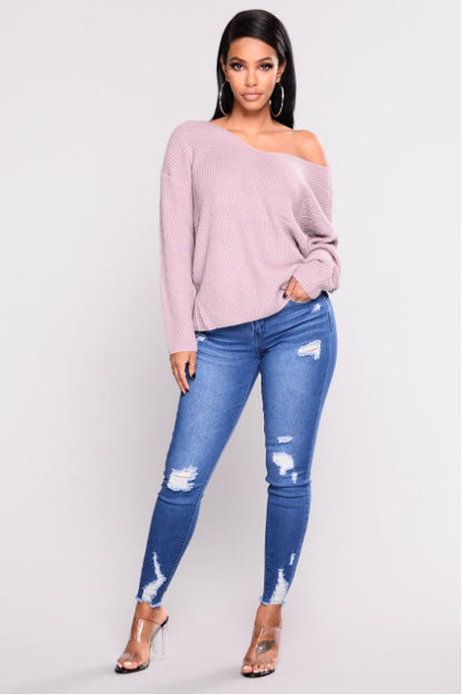 Dam Skinny Jeans – Hög Midja Elastiska Pencil Jeans för Dam 2026