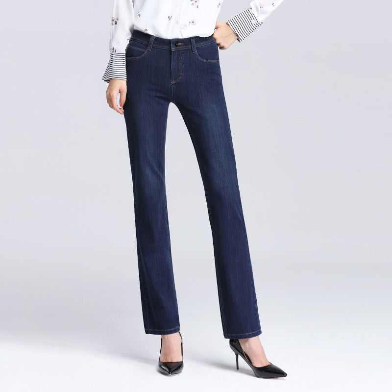 Damjeans High Waist Loose Straight Fit – Korean Casual Style 2026