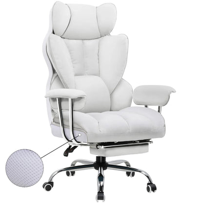 Gtplayer Silla Gaming Gamer Chair Ergonomic Office Chair with Footrest Fabric Surface Spring Seat Cushion Silla De Juego