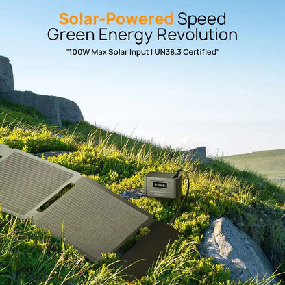 AFERIY Nano100 100W 99.2Wh Portable Power Station, LiFePO4 Battery, 1.5H Fast Charge, Dual 100W PD, with Type-C Cable