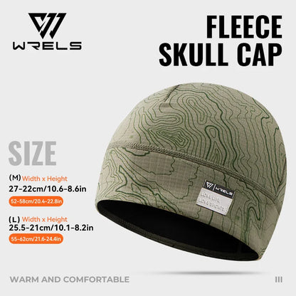 WRELS Fleece Watch Cap Beanie Hat Winter Skull Cap Warm Beanie Thick Windproof  Lightweight for Running Skiing Cycling Sports