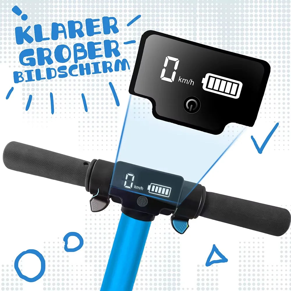 Inaopus Vikbar elektrisk sparkcykel för barn, 150W motor, maxhastighet 12 km/h