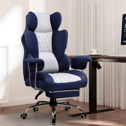 Gtplayer Gaming Chair, Office Chair with Pocket Spring Lumbar Support, Ergonomic and Comfortable Wide Office Computer Chair