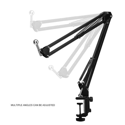 Desktop Cantilever Microphone Stand with Shock Mount, Universal Model, Suitable for Bm800, Dedicated for Live Streaming and Recording