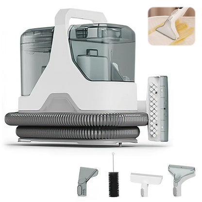 750W Handheld Carpet Cleaner, 15KPa Powerful Portable Deep Cleaner for Sofa, Car Seat, Pet Hair Removal