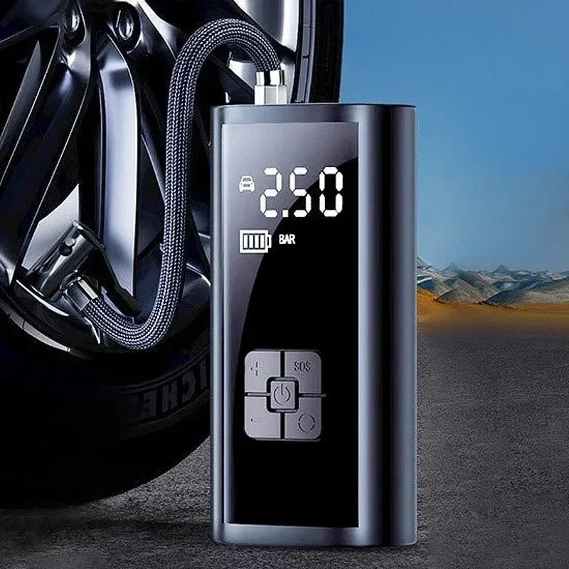 EAFC Car Air Pump Wireless Protable 150PSI Car Air Compressor Tire Inflation Pump for Motorcycle Bicycle Car Tire Ball Inflator