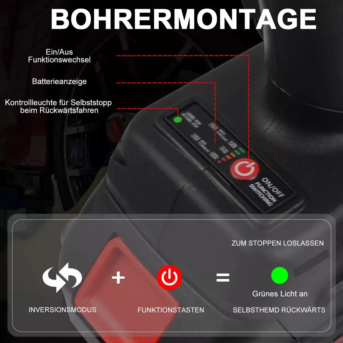 Slagskruvdragare 1000Nm batteridriven bürstenlos