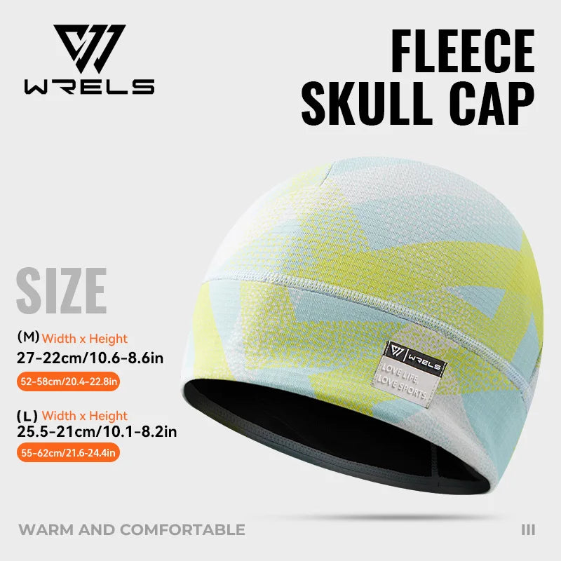 WRELS Fleece Watch Cap Beanie Hat Winter Skull Cap Warm Beanie Thick Windproof  Lightweight for Running Skiing Cycling Sports