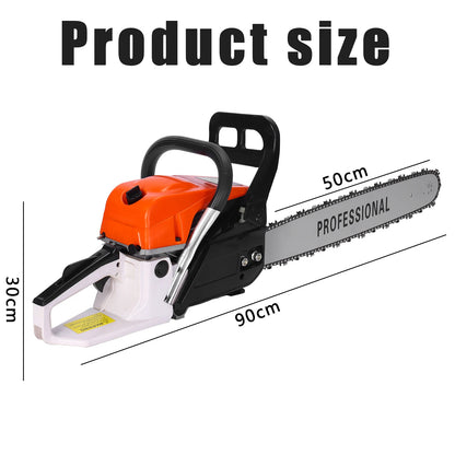 9.8kW 20-Inch Electric Chainsaw Large Portable Wood Cutting Saw High-Power Tree Pruning Chainsaw for Home DIY Garden Forestry Woodworking Cutting Tool