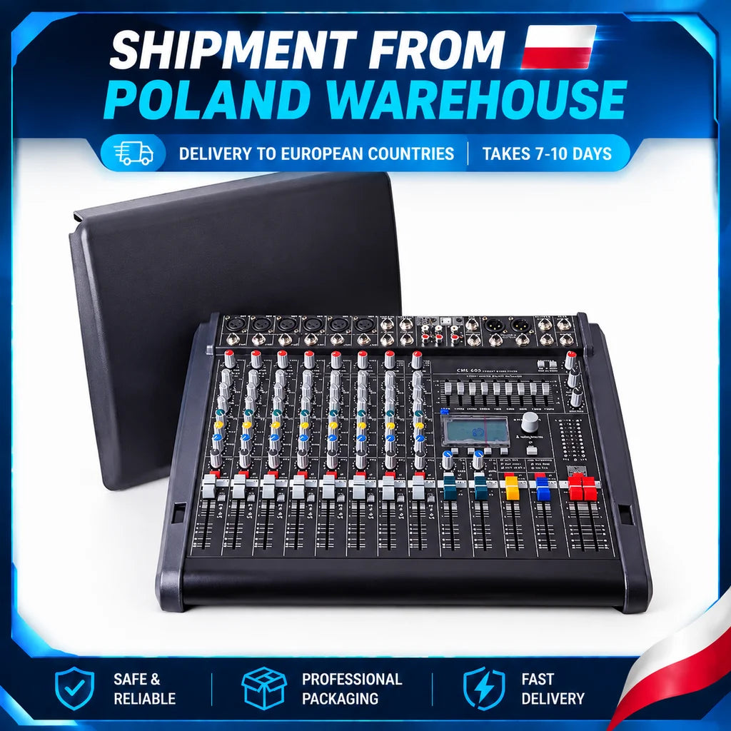 CMS600 ljudmixer med DSP-effekter och 48 V fantommatning