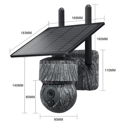 5MP 4G Solar Hunting Camera with High Definition Image Solar Panel Two-Way Audio Security CCTV Battery Camera IP66 Waterproof  + V380 Pro 12MP 10× Zoom Triple‑Lens 4G Solar‑Powered Outdoor Triple‑Screen CCTV Security C