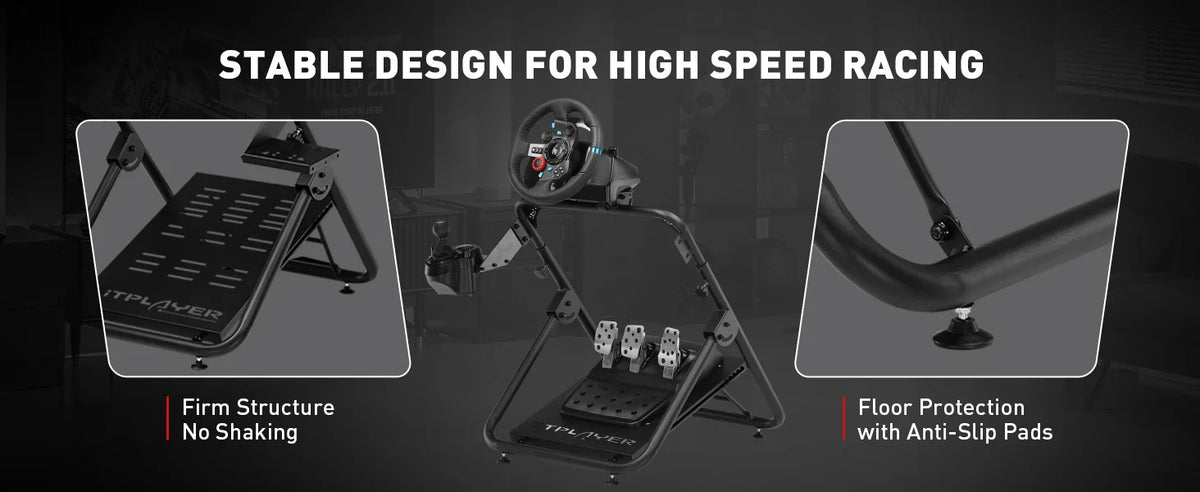 GTPLAYER steering wheel Sim Racing Steering Wheel Stand G920 G29 G25 G27 G923 T300RS with Mount