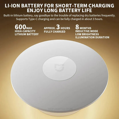 Original NEW MiJia Night Light 3 With Dual Sensors for Light And Motion, Supports Both Motion-Sensing and Always-on Modes