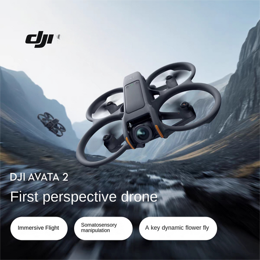 DJI Avata 2 FPV-drönare med Första Persons-perspektiv – 13km Räckvidd och 23 min Flygtid