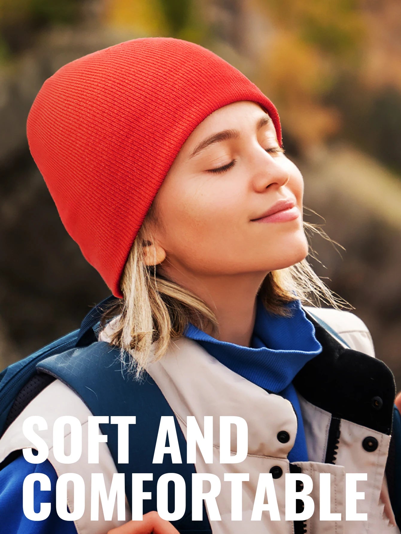 WRELS Merino Wool Beanie for Men Women Soft Fisherman Beanie Warm Knitted Winter Hat Watch Cap Skullie for Cold Weather