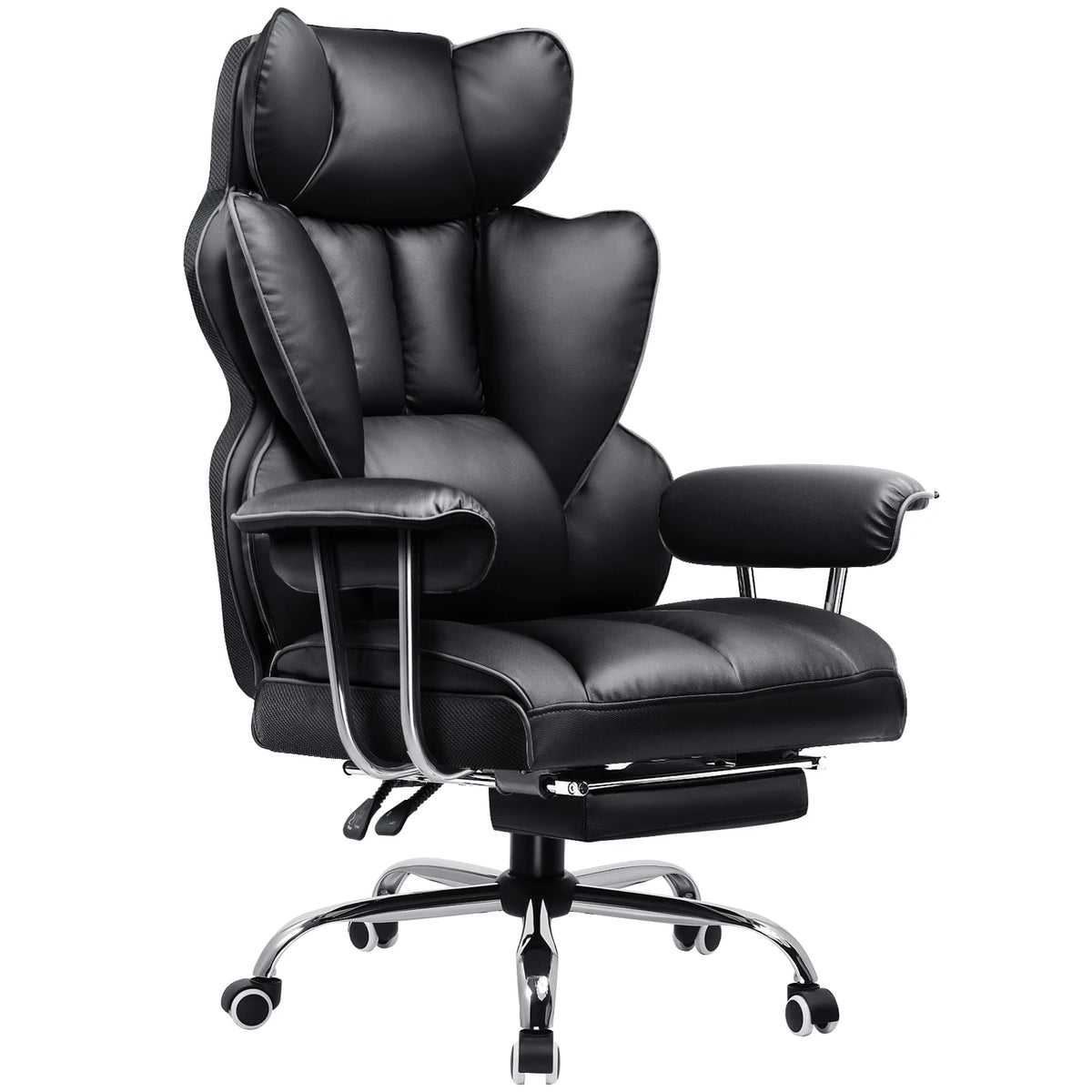 Gtplayer Silla Gaming Gamer Chair Ergonomic Office Chair with Footrest Fabric Surface Spring Seat Cushion Silla De Juego
