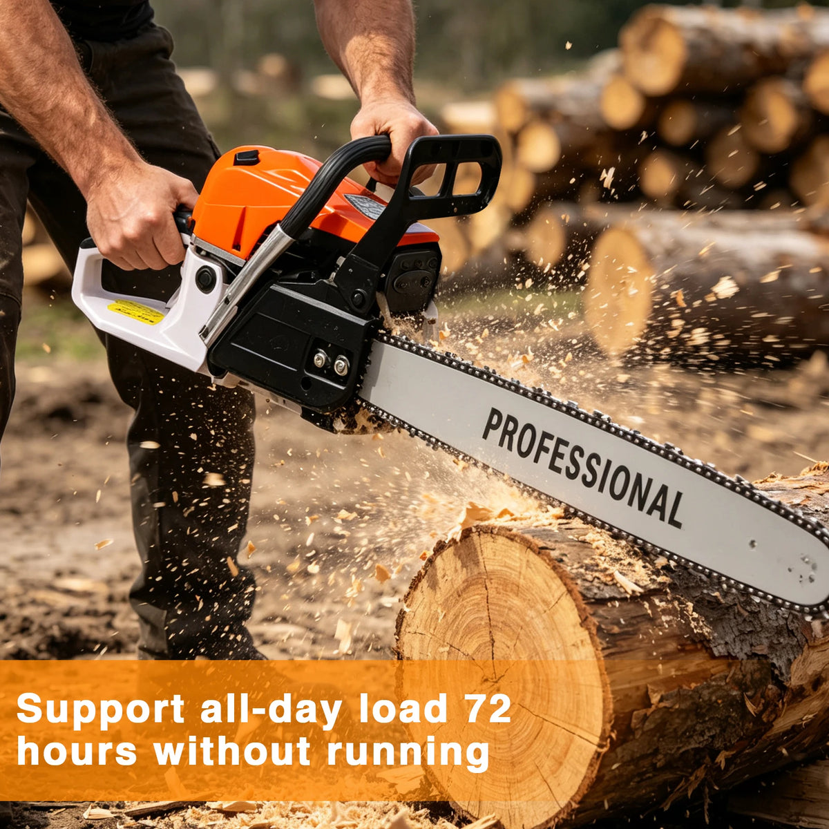 9.8kW 20-Inch Electric Chainsaw Large Portable Wood Cutting Saw High-Power Tree Pruning Chainsaw for Home DIY Garden Forestry Woodworking Cutting Tool