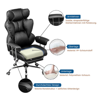 Gtplayer Silla Gaming Gamer Chair Ergonomic Office Chair with Footrest Fabric Surface Spring Seat Cushion Silla De Juego