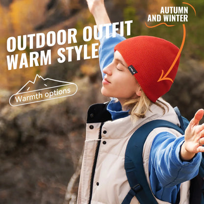 WRELS Merino Wool Beanie for Men Women Soft Fisherman Beanie Warm Knitted Winter Hat Watch Cap Skullie for Cold Weather