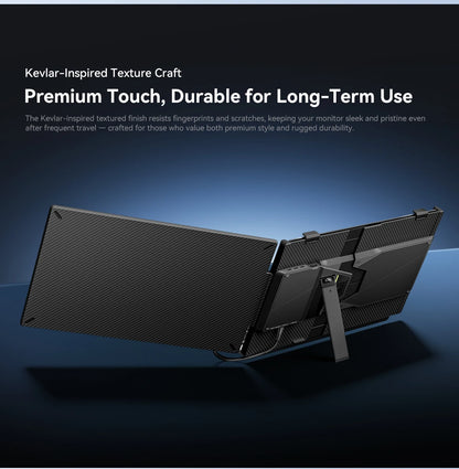 Blackview  SCM 5 Laptop Screen Extension, 1.3 lbs Lightweight & 0.16 Inch Ultra Thin 14 Inch FHD 1080P IPS Portable Laptop Monitor Extension, Travel Dual Monitor for 13-17 Inch, Plug & Play for Windows/Mac