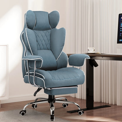 Gtplayer Gaming Chair, Office Chair with Pocket Spring Lumbar Support, Ergonomic and Comfortable Wide Office Computer Chair