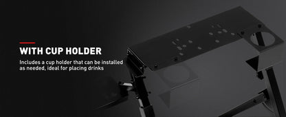 Gtplayer Steering Wheel Stand with Base Tilt Adjustable Rack Shifter Mount for V1/V2 Compatible with Steering Wheel, Ps4, Xbox, Pc