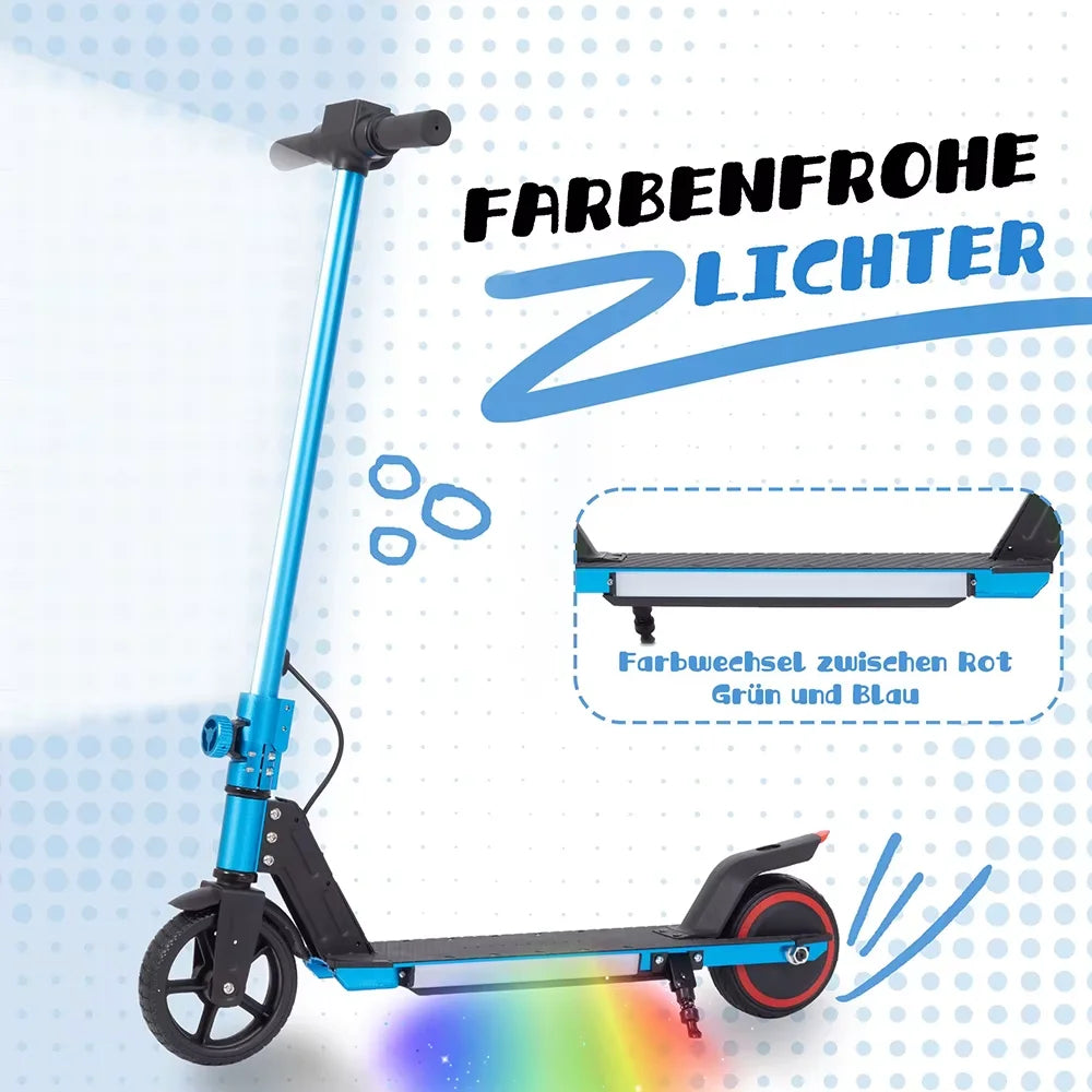 Inaopus Vikbar elektrisk sparkcykel för barn, 150W motor, maxhastighet 12 km/h