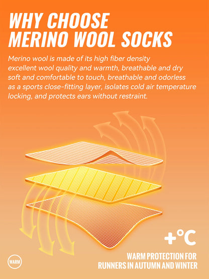 WRELS Merino Wool Beanie for Men Women Soft Fisherman Beanie Warm Knitted Winter Hat Watch Cap Skullie for Cold Weather