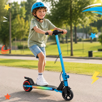Inaopus Vikbar elektrisk sparkcykel för barn, 150W motor, maxhastighet 12 km/h