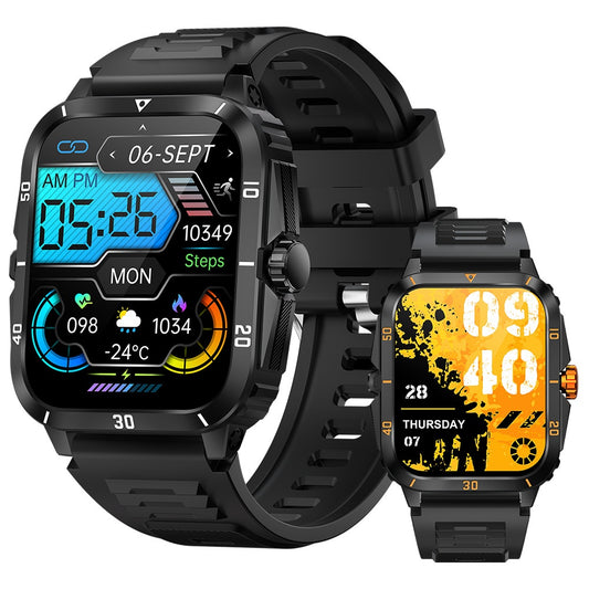 KT71 smartwatch 3-meter deep waterproof heart rate and blood pressure outdoor three proof sports Bluetooth call watch