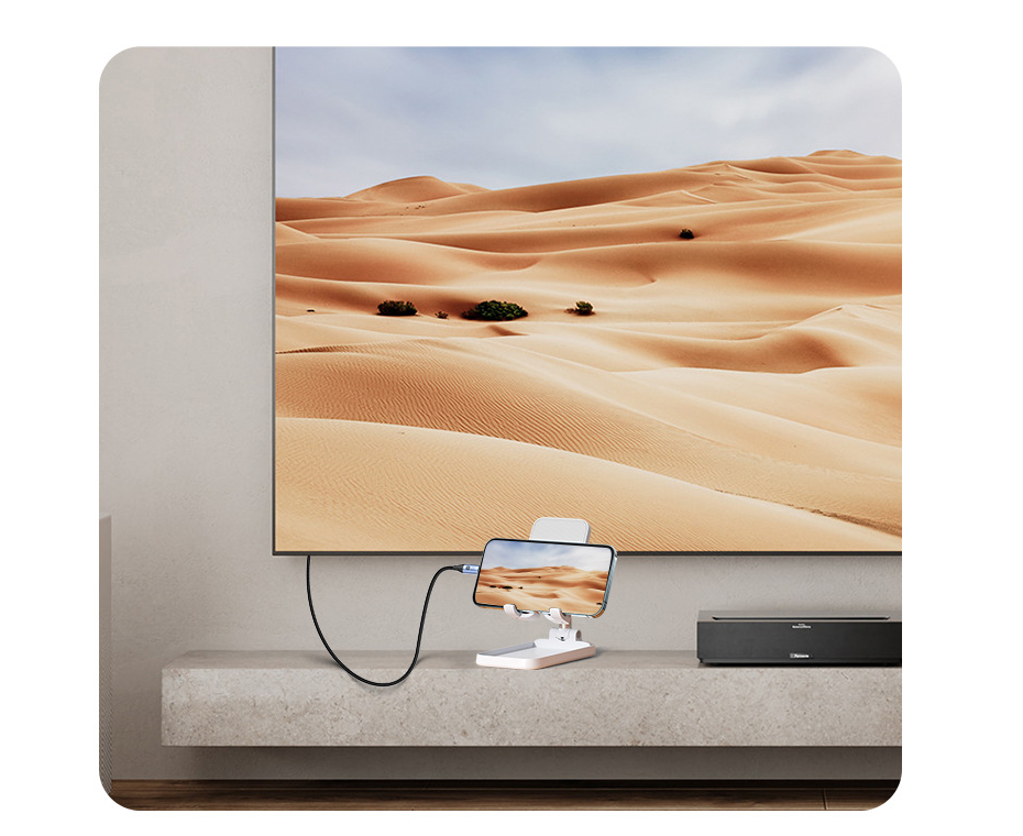 100W USB-C Datakabel – 20 Gbps Snabbladdning, 4K Skärmspegling och Höghastighetsöverföring