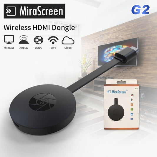 MiraScreen G2 Trådlös HDMI-dongle – AirPlay och Miracast för TV