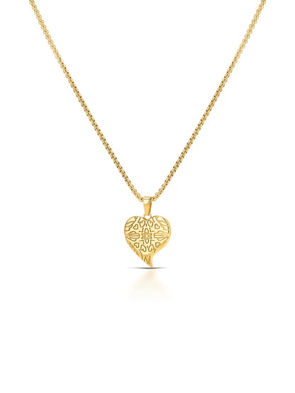ONE Hearty Halsband i Guldton med Hjärtpendel – Alma, Dam