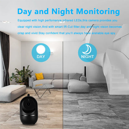 1620P IP Wifi Camera YCC365 Plus Smart Home Auto Tracking  Full Night Vision Network Wireless CCTV Video Baby Security Camera
