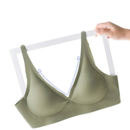 4Pcs/Set Seamless Bras For Women Wireless Brassiere Soft Padded Underwear Female Push Up Underwear Sexy Lingerie Intimates S-5XL