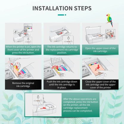 604 Bläckpatron Komplett för Epson 604XL