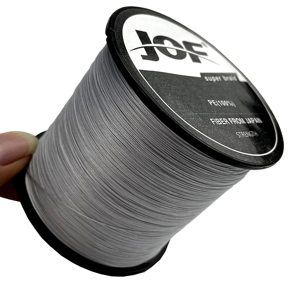 JOF 8 Strands 1000M 500M 300M 100M Braided Fishing Line Carp Fishing Weaves Linha de Pesca Multifilamento 8 fios
