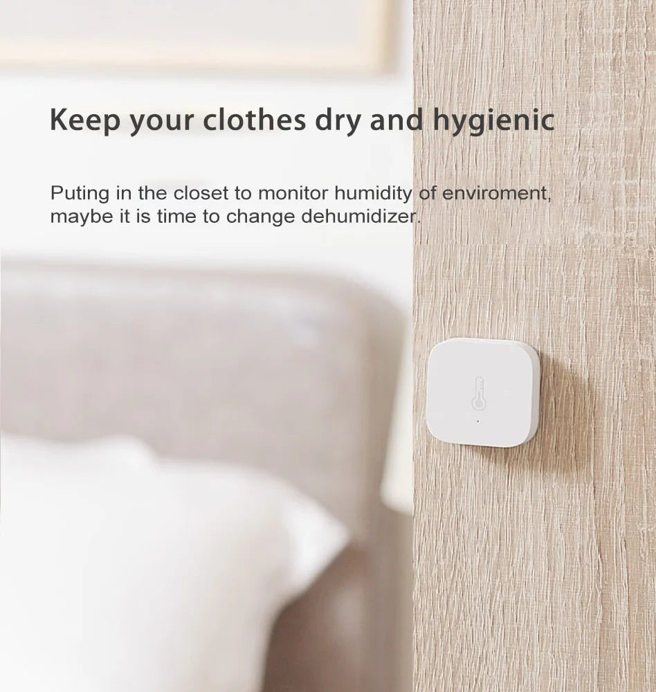 Aqara Temperature Sensor Zigbee Smart Air Pressure Humidity Environment Sensor Wireless Smart Control For Xiaomi Mi home APP