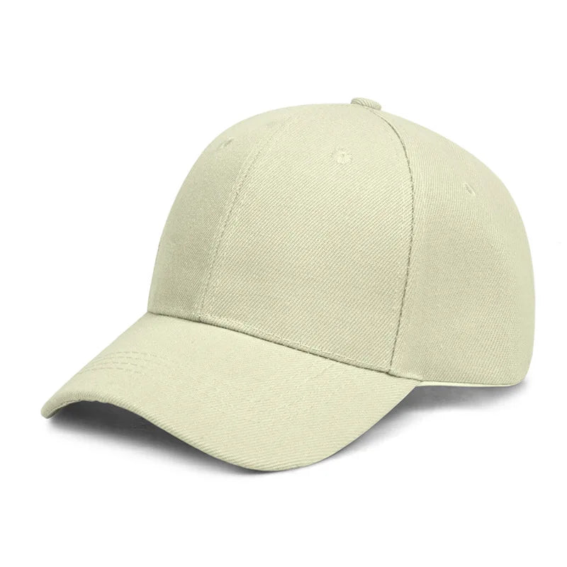 Custom Logo Diy Baseball Cap Unisex Adjustable Men Women Sport Trucker Hat Solid Color Personalized Print Hip Hop Dad Caps