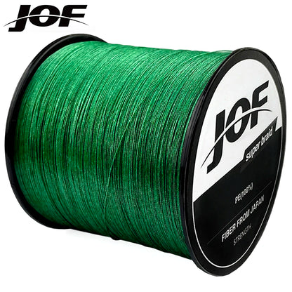 JOF 8 Strands 1000M 500M 300M 100M Braided Fishing Line Carp Fishing Weaves Linha de Pesca Multifilamento 8 fios