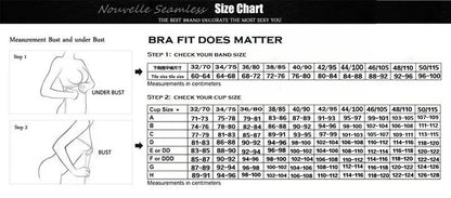 Nouvelle Seamless Plus Up Big Size BCDE Cup Unlined Bras For  Womens Basic Underwear Full Coverage Underwire Support BH