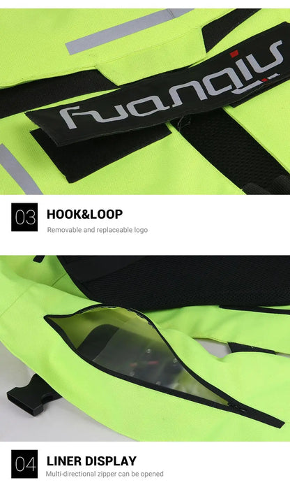 Motorcycle Airbag Vest Motorcycle Jacket Safty Life Jacket Moto Air Bag Vest Motocross Riding CE Airbag Reflective Safety Vest