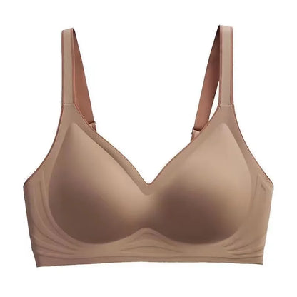 Plus Size Women's Underwear Seamless Sexy No Steel Ring Bra Push-Ups Comfortable Close-Fitting Shockproof