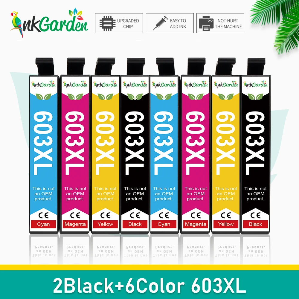 603XL 603 Bläckpatron Kompatibel för Epson T603 Expression Home Printer